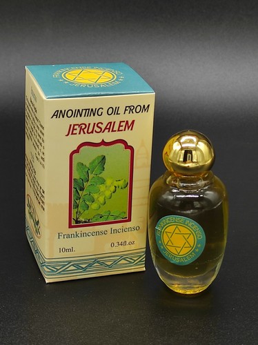 Blessed Anointing Oil Frankincense Incense Holy LAND Jerusalem Hand Made - Picture 4 of 5