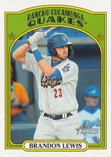 2021 TOPPS HERITAGE MINORS (#82) - BRANDON LEWIS