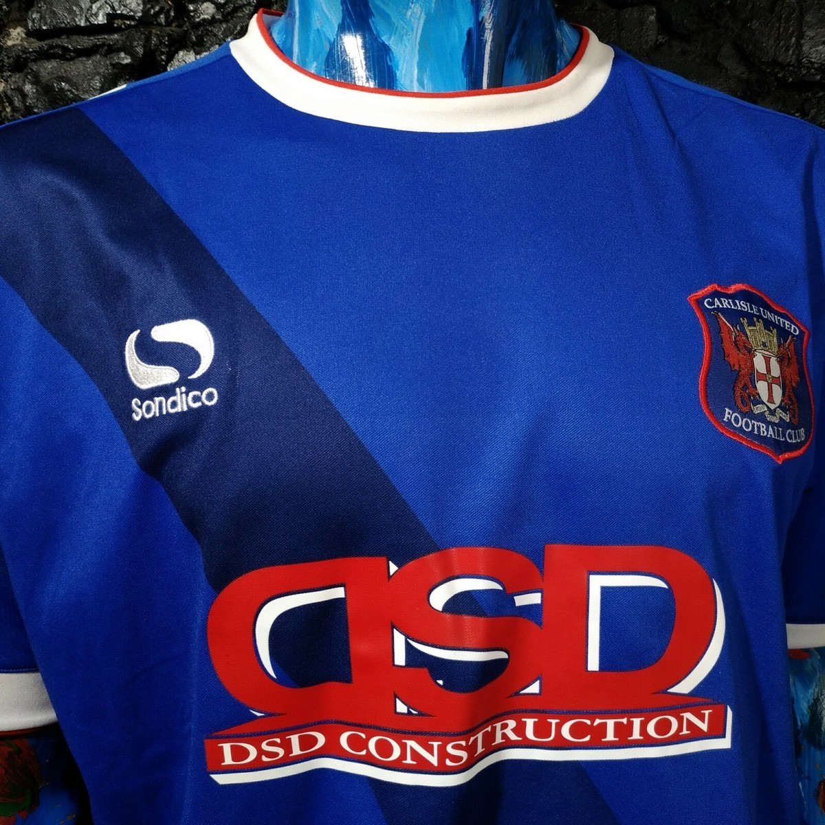 Maillot Domicile Carlisle United 2016/2017 Sondico - Taille M Adulte - Très Bon état
