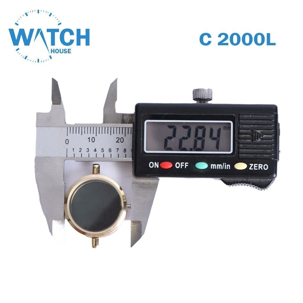 C 2000L Original Swiss GUCCI Watch Case, Gold Plated for Gucci 2000L