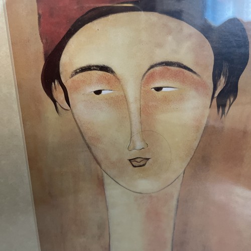 Vintage Guy Mourand Framed Male Art Print. 18” X12” Excellent Condition. - Picture 10 of 13