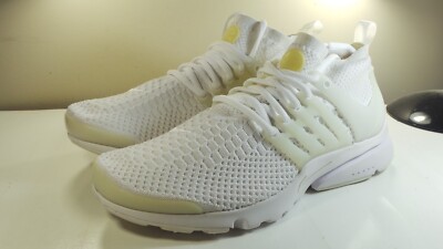 DS NIKE 2016 AIR PRESTO FLYKNIT ULTRA 835570 100 TRIPLE WHITE 9.5 MAX 1 DUNK 180