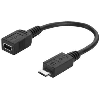 Belkin USB 2.0 Adapter 5-pin Mini USB-B auf Micro USB Stecker Buchse Datenkabel