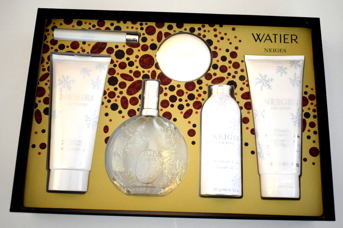LISE WATIER NEIGES Piece Holiday Gift Set Eau de Toilette Spray NIB