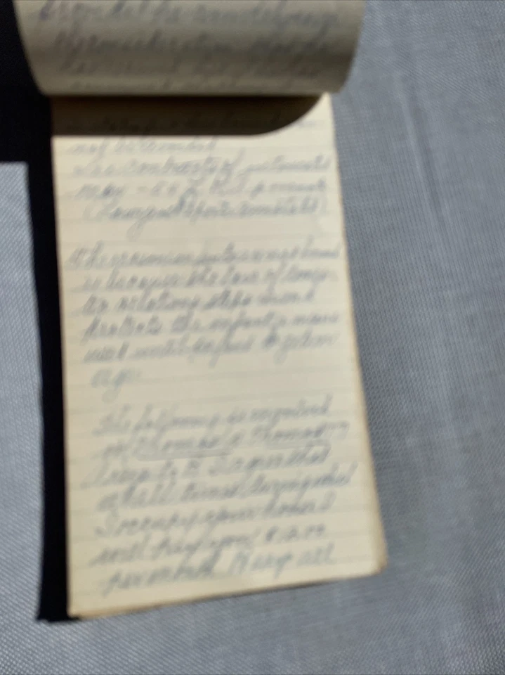 manuscript points brought by Professor Mumma on Contracts Kennedy estate - Image 4 of 4