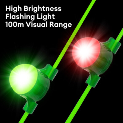 LED Night Fishing Rod Tip Clip on Fish Strike Bite Alert Alarm Light 2023 Hot