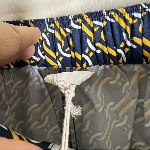 Boden Womens Danby Pull On Navy Chain Printed Ankle Pants Size 12 NWT - Picture 8 of 10