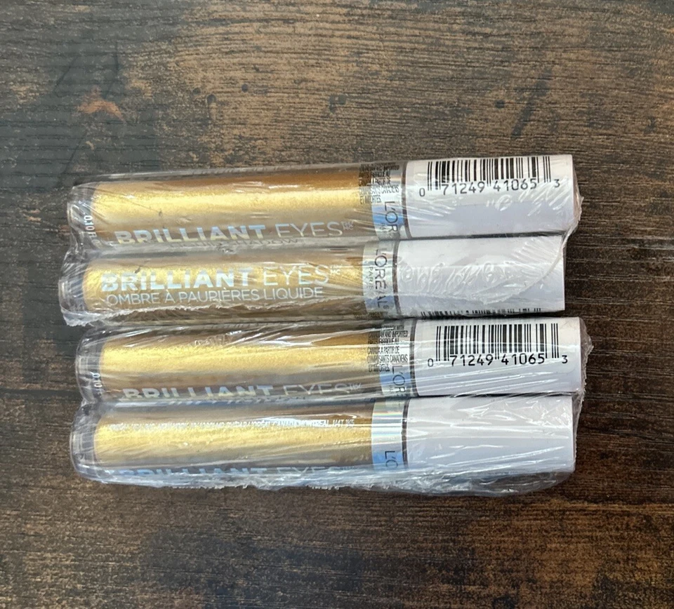 Sombra líquida L'OREAL OLHOS BRILHANTES 445 COROA OURO 0,10 OZ CADA • 4X - Imagem 2 de 2