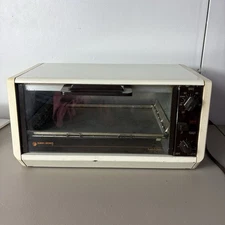 Vtg Black & Decker Toast R Oven Toaster With Pan Tested Works TR20TY2
