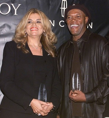 Suzanne de Passe Samuel L Jackson were honored at a Lincoln-Savoy - Old Photo 3