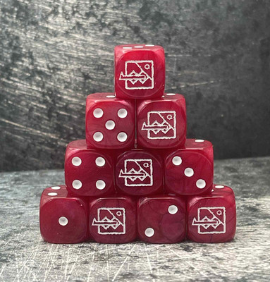 Aztekenglyphe, individuell inspirierte Würfel, ideal für Tabletop-Spiele