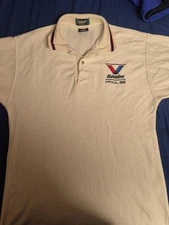 90s Vintage Valvoline Pyroil Embroidered  shirt short sleeve Made In USA, MEDIUM