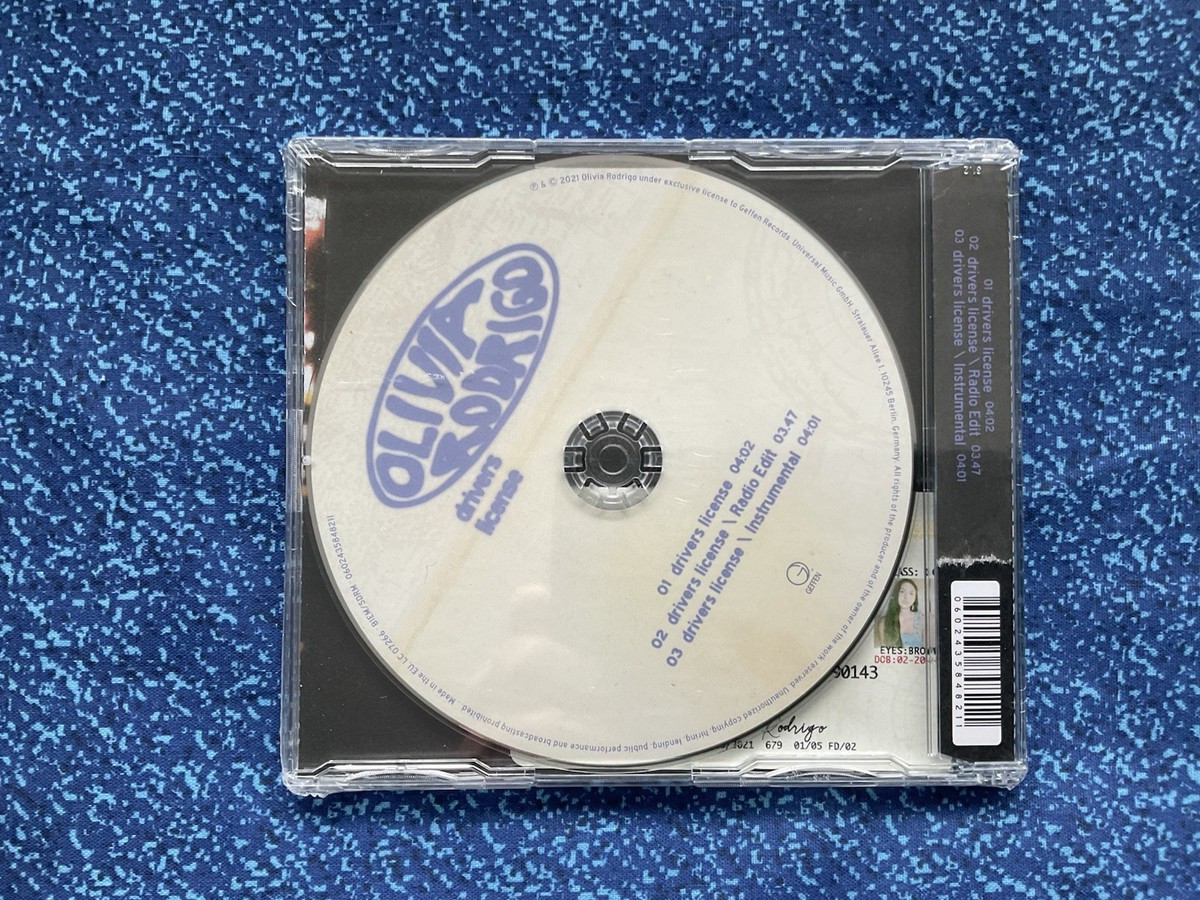 Olivia Rodrigo Drivers License CD Debut Taylor Lana You Seem