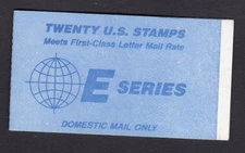 Scott #BK157 (2282a) Domestic Earth E Series Booklet of 20 Stamps MNH P#2222