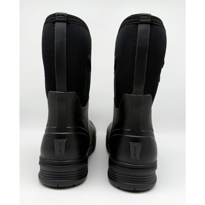 Bogs Mens Bozeman Mid Boots US 10 EU 43 Black Waterproof  display picture 1