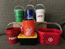 Lowe’s Menards Ace Home Depot Tractor Supply Mini Buckets Teeny Tote Target Mini