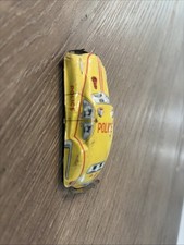 Vintage 1950  s Tin Litho Police Car
