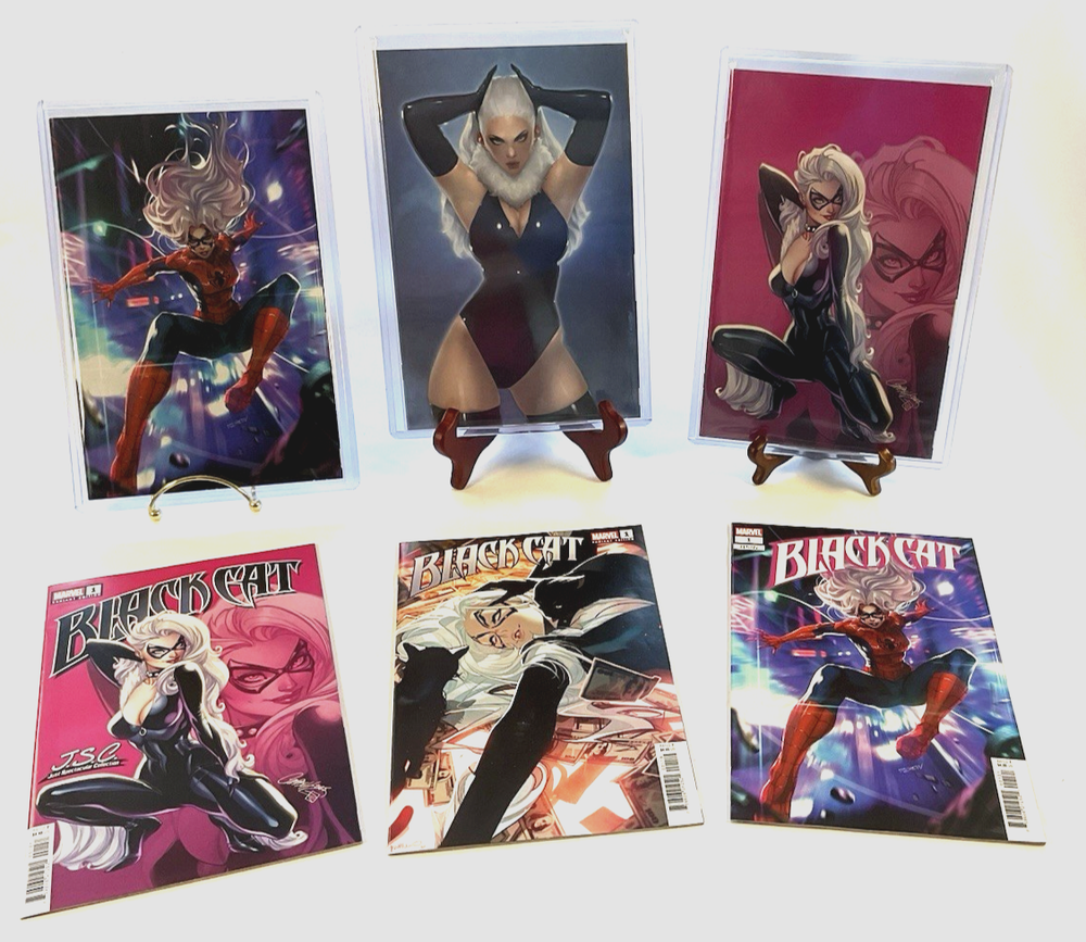 Black Cat #1 Virgin #1 1:25 #1 1:50 | #1 1:100 | #1 1:200+ Variant Set Brand New