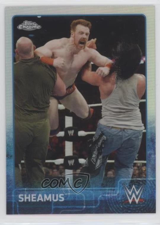 2015 Topps Chrome WWE Refractor Sheamus #64 1qy