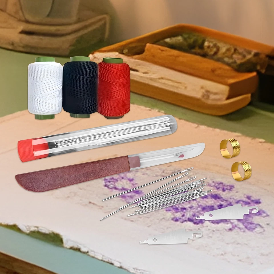 Big Eye 钢针套装 - 长薄手工绗缝和缝纫针套件 — 第 4/4 张图片