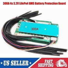 US - LifePo4 100A-300A 4S 3.2V BMS Battery Pack Protection Board 12.8V Car Start