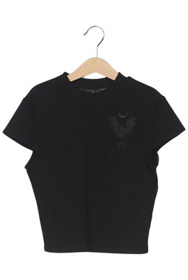 Killstar T-Shirt Damen Shirt Kurzärmliges Oberteil Gr. XS Schwarz #r3tgunr