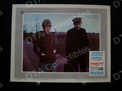 FAHRENHEIT 451-ORIGINAL 11''x14'' LC #5-JULIE CHRISTIE-67 VG
