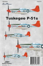 AMD48-799 AeroMaster Decals 1:48 North American P-51 Mustang: Tuskegee P-51s