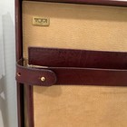 TUMI Burgandy Leather Hard Shell Briefcase with Combination Locks - Vintage VGC — photo 8