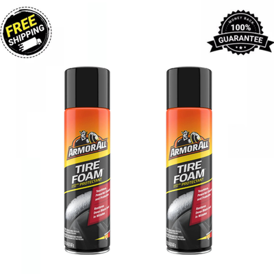 #ad Armor All Tire Foam Car Cleaning Foam Wheel and Tire Cleaner 20 oz 2 PACK $11.99