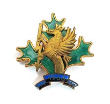 Polen Regimentsabzeichen Milit&auml;reinheit 1401 Dziwnow gegr&uuml;ndet 14. 01. 1963
