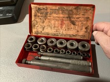 Vintage Snap On Blue Point A-157a Bushing Driver Set Original Case-100complete
