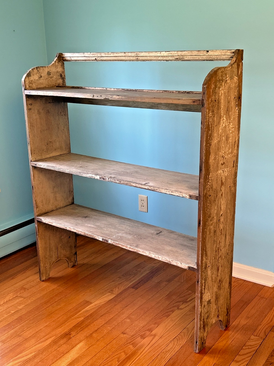 廃盤　a.depeche PROCH DIY CRAFT PILED SHELF antique country bucket bench shelf 1850 cupboard primitive painted