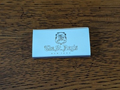 St. Regis Hotel NYC  Vintage Matchbox/ Full & Unstruck