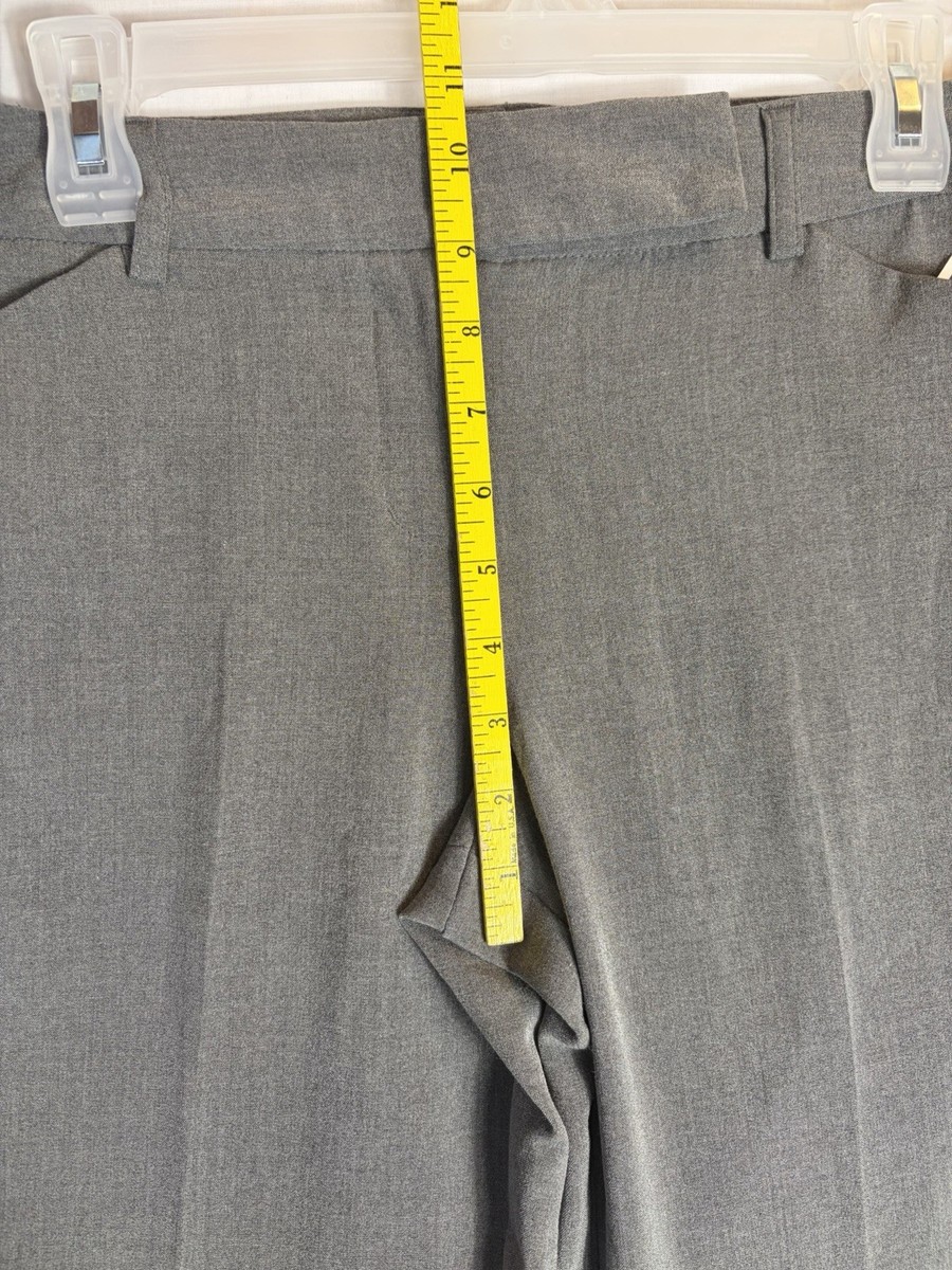 Express Editor Pants Dress Slacks Wide Leg Office Gray Women’s Size 6 NWT 33x32 View 6