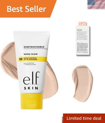 Glow-Enhancing SPF 30 Face Sunscreen & Makeup Primer with Hyaluronic Acid