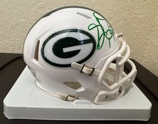 GILBERT BROWN Signed Auto Packers White Riddell Mini Helmet BECKETT Witnessed