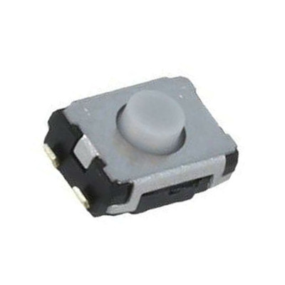 TM1000Q Taktiler Mikroschalter SPST – 0,02 A/20 V DC, THT, 1 Stabiler Position, Schwarz, E-SWITCH