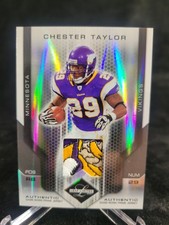 2007 Leaf Limited Threads #57 Chester Taylor Vikes 21/25 NM 5-CLR Auth Game-Worn