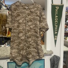 Majestic Camo Cool Base Full Button Baseball Jersey New Mens Sizes