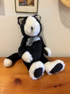 Vintage Oriental Trading Co Black And White Cat 11''