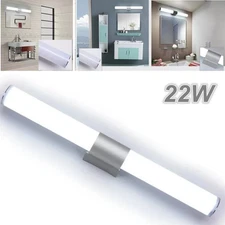 Modern Bathroom Toilet Vanity Wall Makeup Waterproof Light Mirror Front LED Lamp