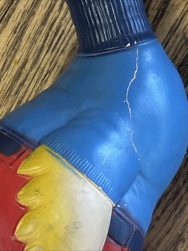VINTAGE 1950S REMPEL MR SQUEAKER WALKING DUCK RUBBER SQUEAK TOY 12", - Picture 6 of 9