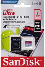 Sandisk 1TB Ultra MicroSD Memory Card Microsdhc uhs-i w/Adapter Micro SD