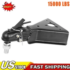 A-Frame Trailer Coupler 2-5/16" Ball 15000 lbs Class 3 Powder Coated Truck Jack