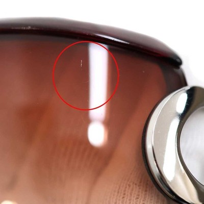 Christian Dior DiorLady 1FS Sunglasses Ladies Plastic Red Used
