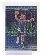 ANTHONY EDWARDS 2024-25 MOSAIC JAM MASTERS GREEN PRIZM #10 TIMBERWOLVES Q0014