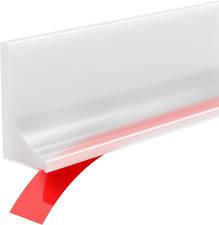 39" Shower Threshold Water Dam Silicone Shower Water Guard Collapsible Shower Do