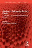 Studies In Eighteenth-Century Music H. C. Robbins Landon Taschenbuch Englisch