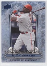2008 Upper Deck A Piece of History Blue 25/25 Ryan Howard #73 0a1